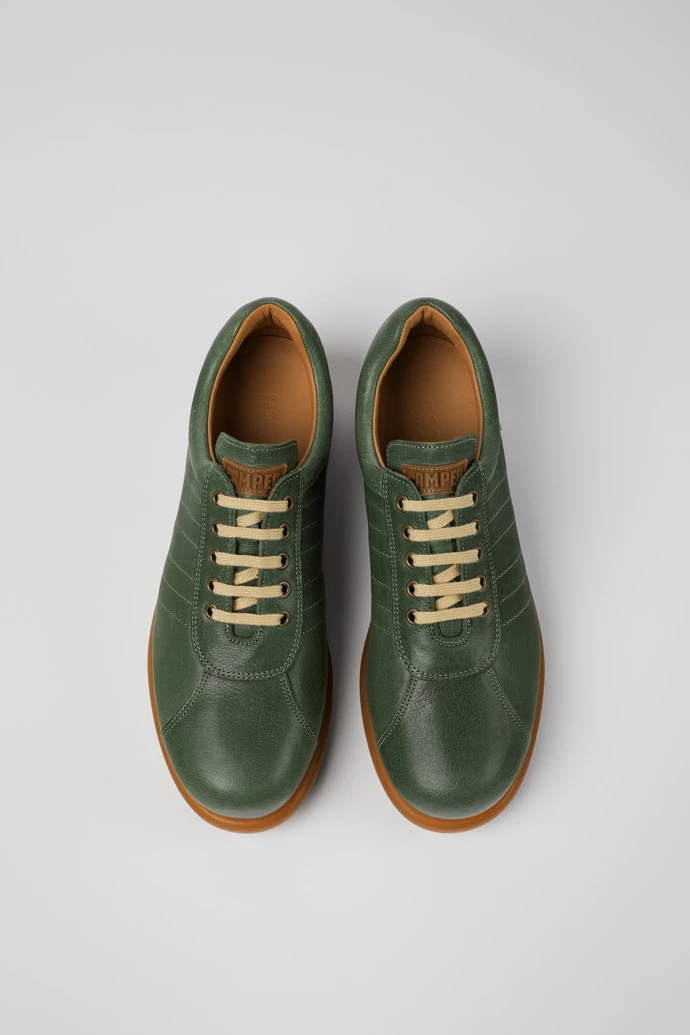 Pelotas Green Vegetable Tanned Leather Shoes For Men - Image 4