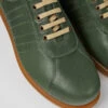 Pelotas Green Vegetable Tanned Leather Shoes For Men