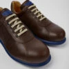 Pelotas Brown Leather Shoes For Men