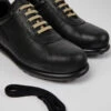 Pelotas Black Vegetable Tanned Leather Shoes For Men