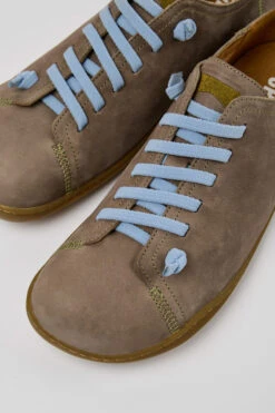 Peu Green Nubuck Shoes For Men