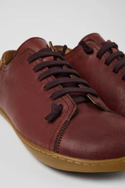 Peu Brown Leather Shoes For Men