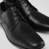 Mauro Black Formal Shoes For Men