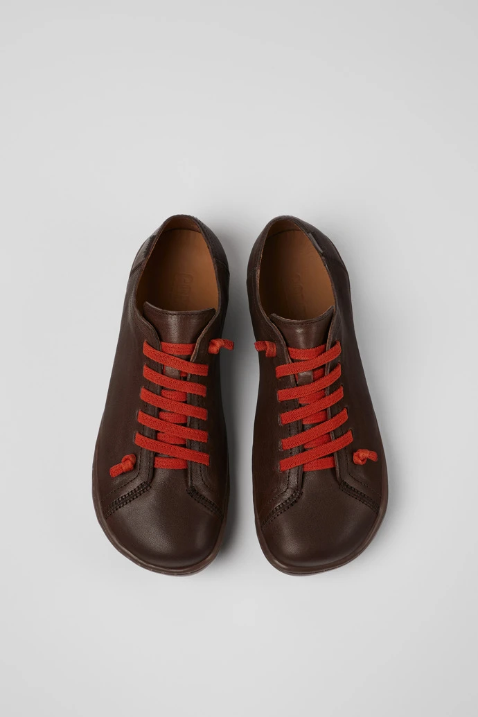 Peu Brown Leather Shoes For Women - Image 4