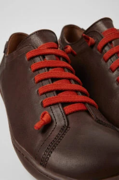 Peu Brown Leather Shoes For Women