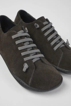 Peu Gray Nubuck Shoes For Women