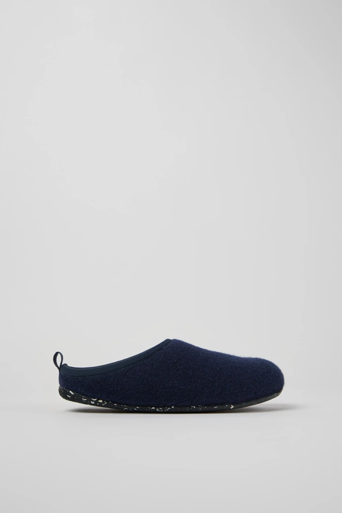 Wabi Blue Wool Slippers For Women - Image 2