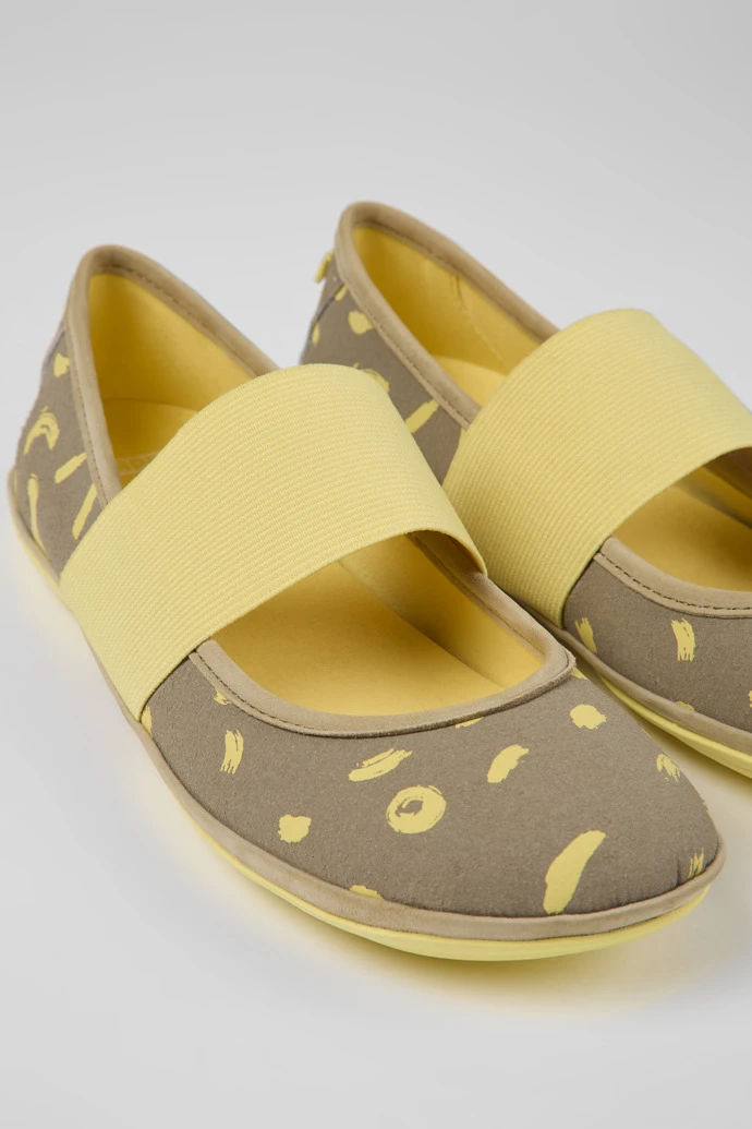 Right White Textile And Nubuck Sneakers For Women