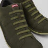 Beetle Green Nubuck Sneakers