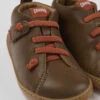 Peu Brown Leather Shoes For Kids