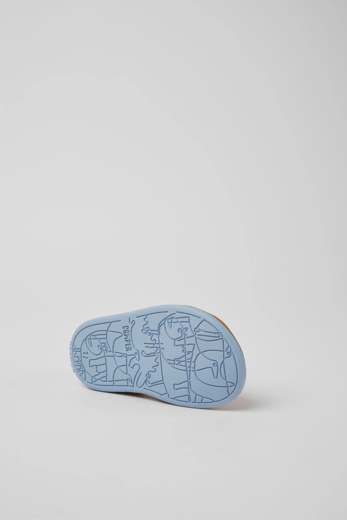 Bicho Red Leather Sandals For Kids - Image 5