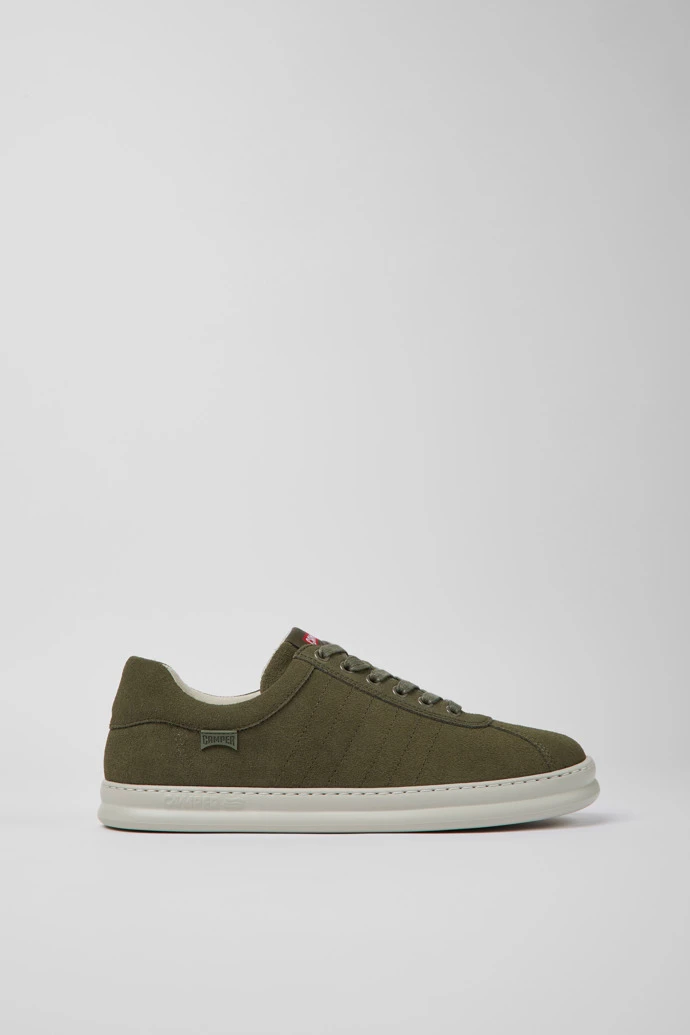 Runner Green Nubuck Sneakers For Men - Image 2