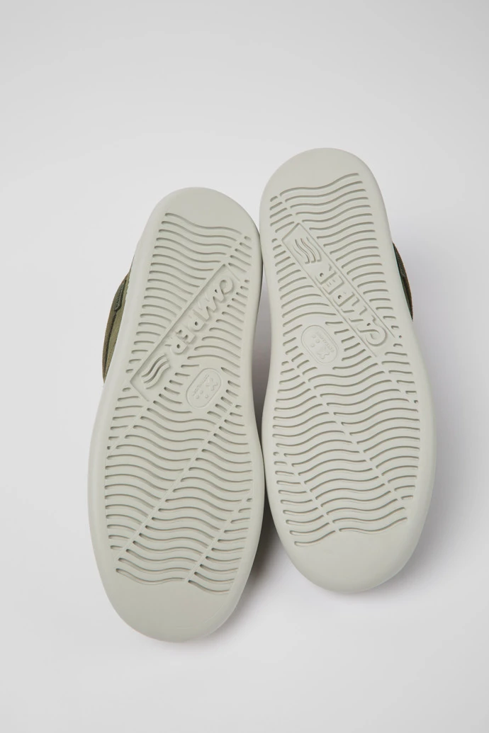 Runner Green Nubuck Sneakers For Men - Image 5