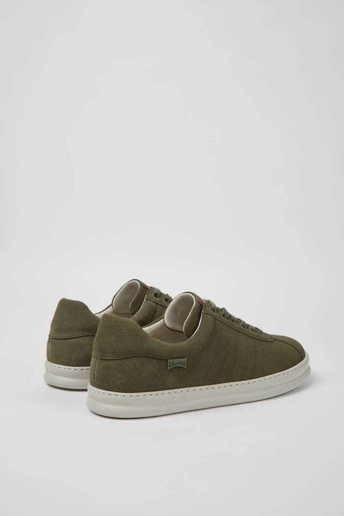 Runner Green Nubuck Sneakers For Men - Image 3