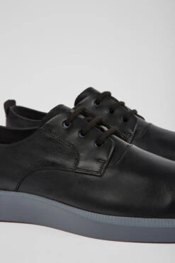 Bill Men’s Black Shoes With Laces