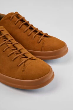 Chasis Brown Nubuck Shoes For Men