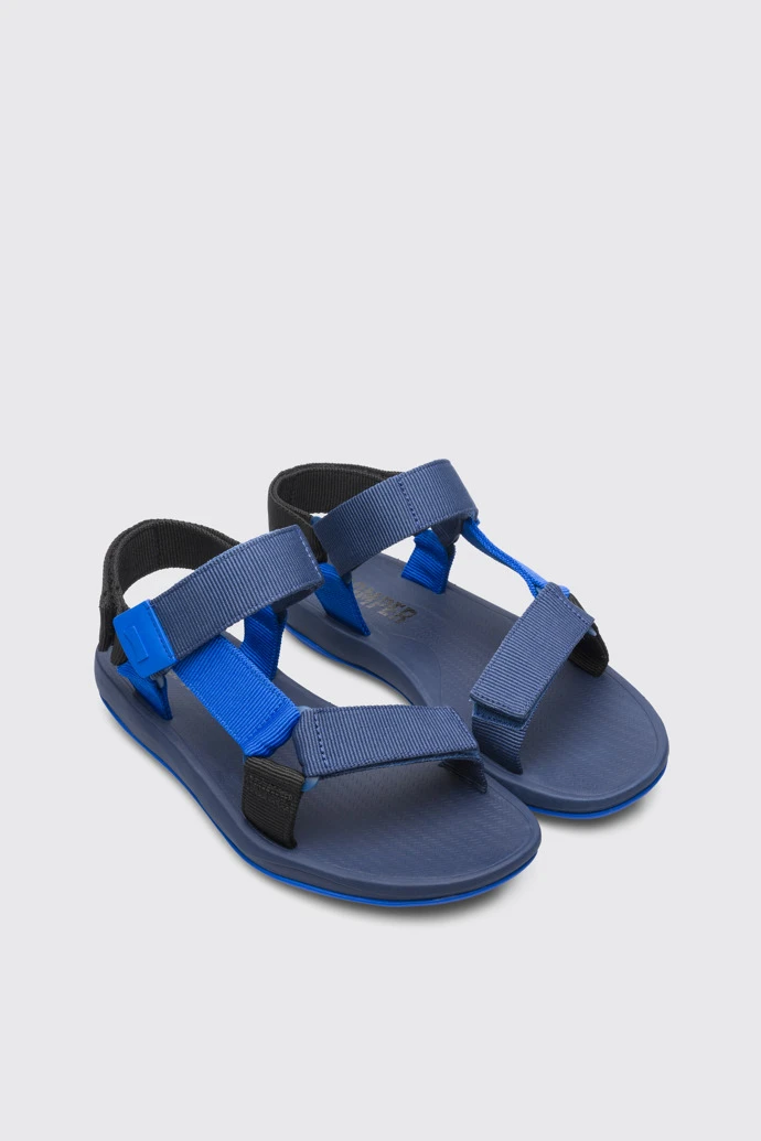 Match Sandal For Men In Blue And Black