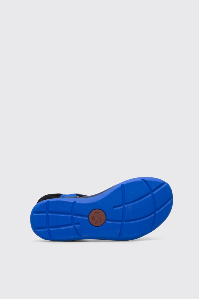 Match Sandal For Men In Blue And Black - Image 4