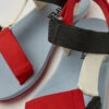 Match Red, White, And Black Recycled PET Sandals For Men