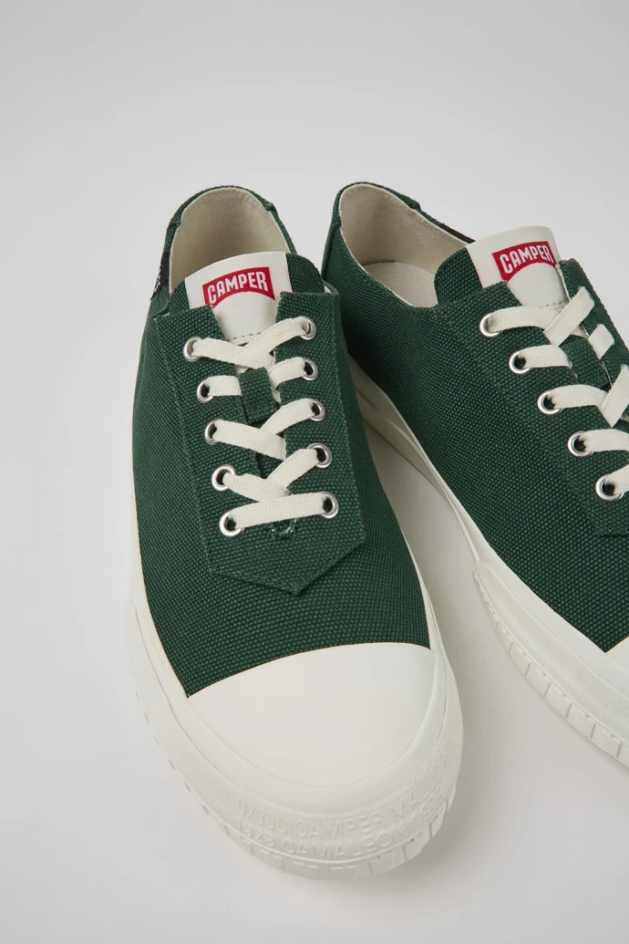 Camaleon Green Recycled Cotton Sneakers For Men