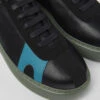 Twins Black Leather And Nubuck Sneakers For Men