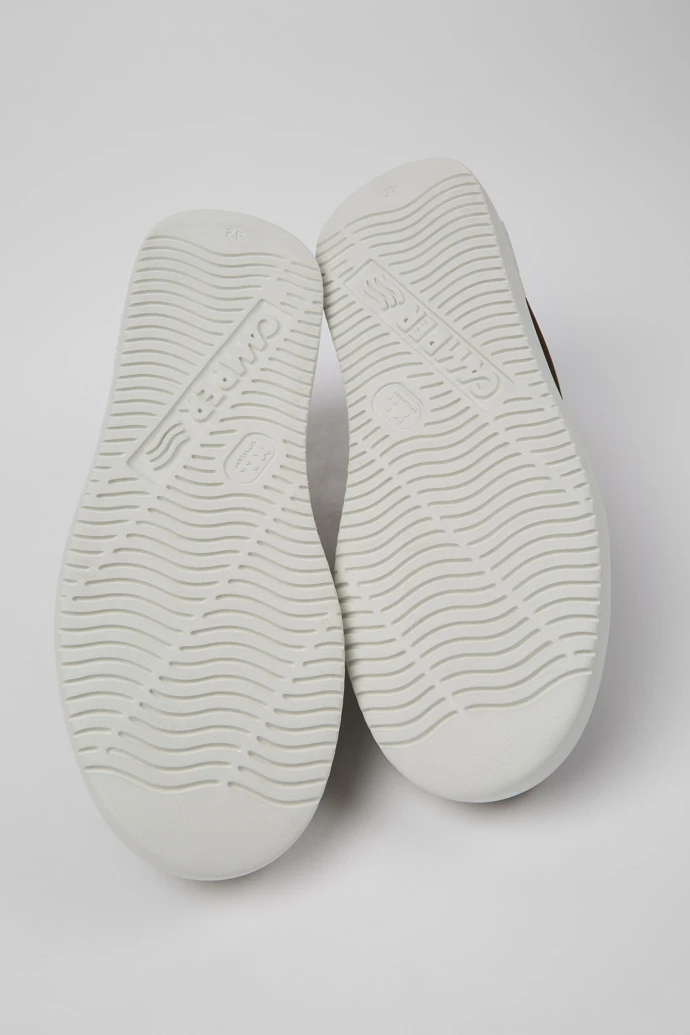 Twins Brown Leather And Nubuck Sneakers For Men - Image 5