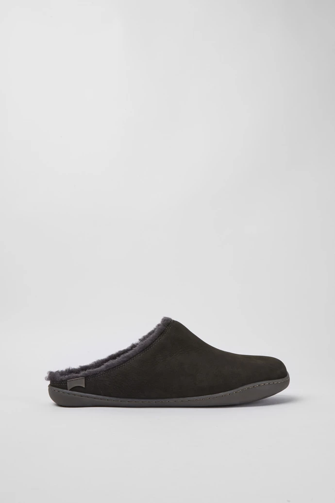 Peu Dark Grey Nubuck Shoes For Men - Image 2