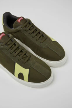 Runner K21 Green And Yellow Sneakers For Men