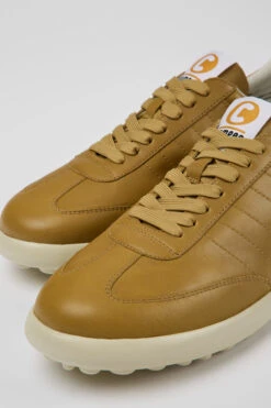 Pelotas XLite Brown And Beige Leather Sneakers For Men