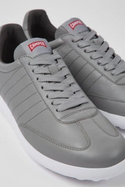 Pelotas XLite Gray Leather Sneakers For Men