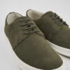 Chasis Green Nubuck Shoes For Men