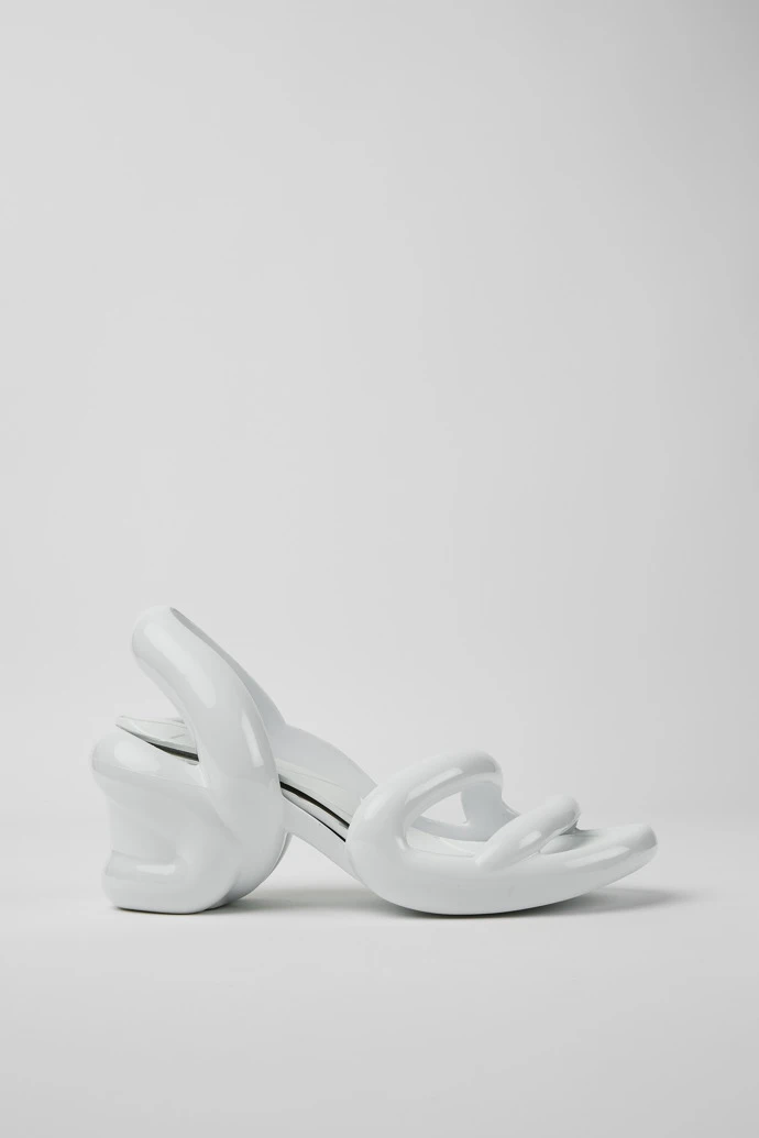Kobarah White Unisex Sandals - Image 2