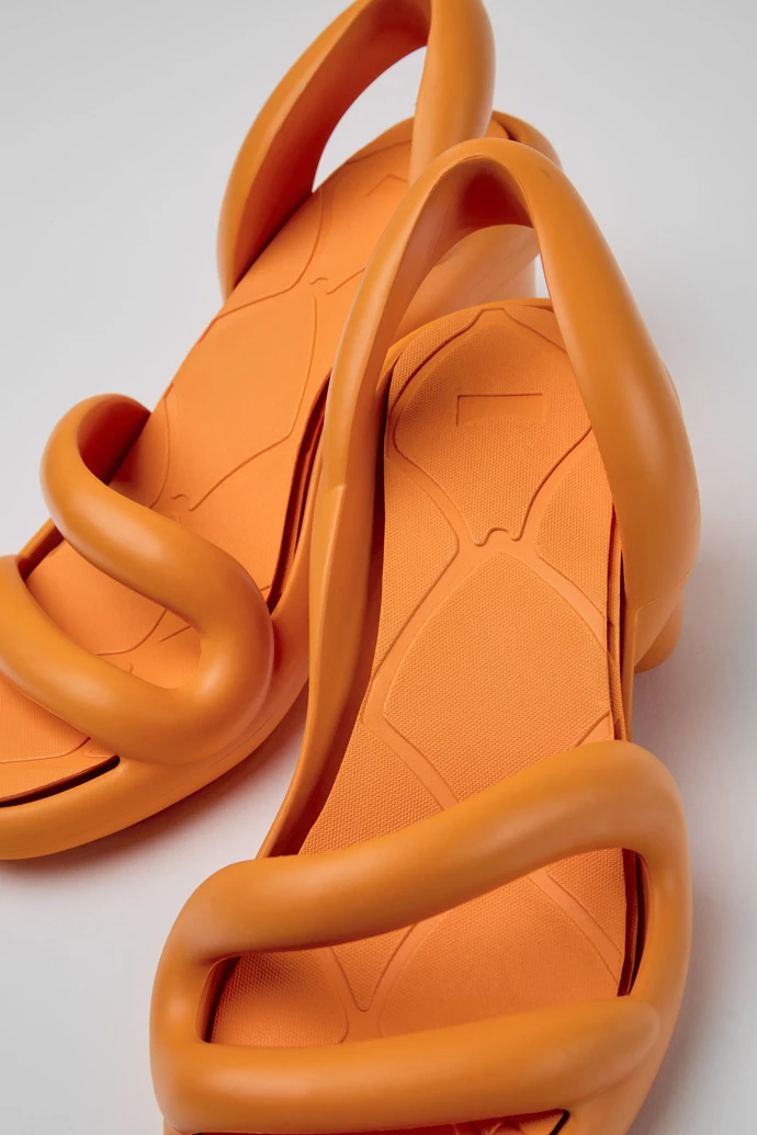 Kobarah Orange Unisex Sandals