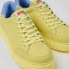 Runner K21 Yellow Leather Sneakers For Men