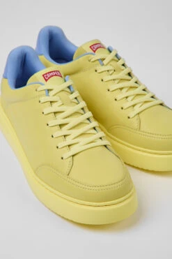 Runner K21 Yellow Leather Sneakers For Men