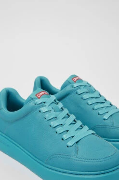 Runner K21 Blue Leather Sneakers For Men