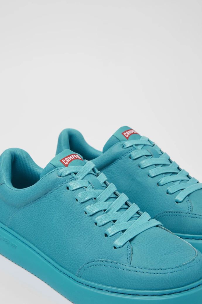 Runner K21 Blue Leather Sneakers For Men