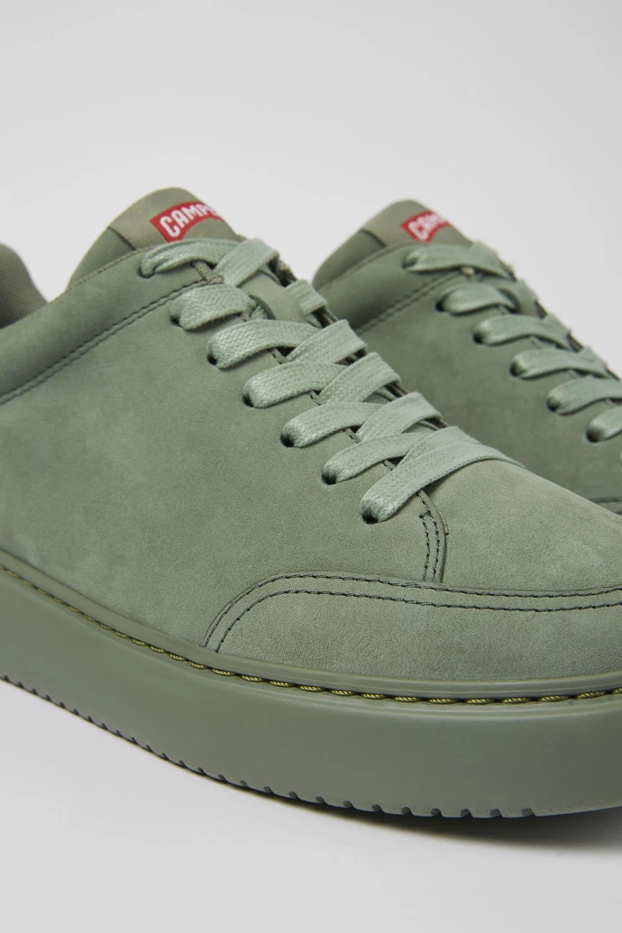 Runner K21 Green Nubuck Sneakers For Men - Image 4