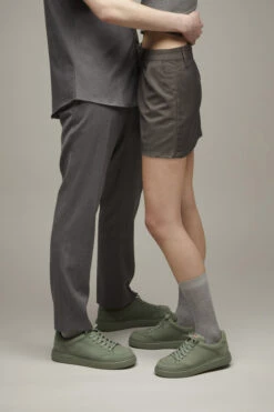 Runner K21 Green Nubuck Sneakers For Men