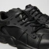 Karst Black Leather And Textile Sneakers For Men
