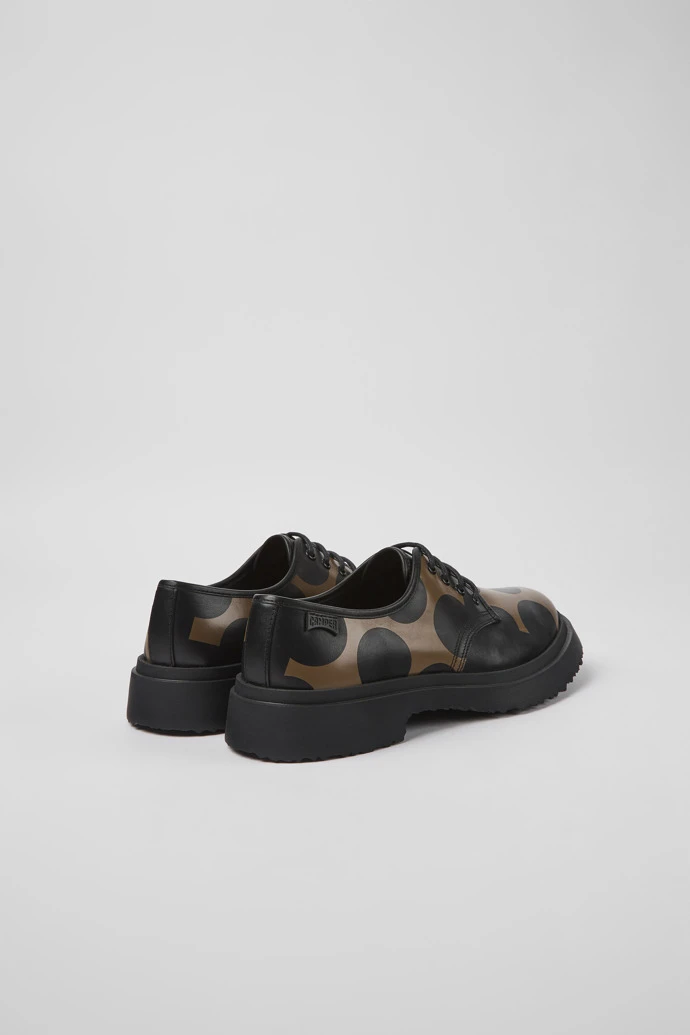 Twins Black And Brown Leather Shoes For Men - Image 5