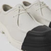 Junction White Non-dyed Leather Shoes For Men