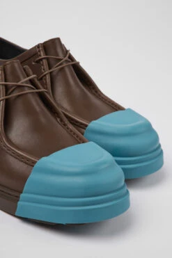 Junction Brown Responsibly Raised Leather Shoes For Men