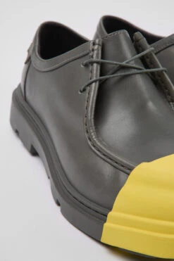 Junction Gray Responsibly Raised Leather Shoes For Men