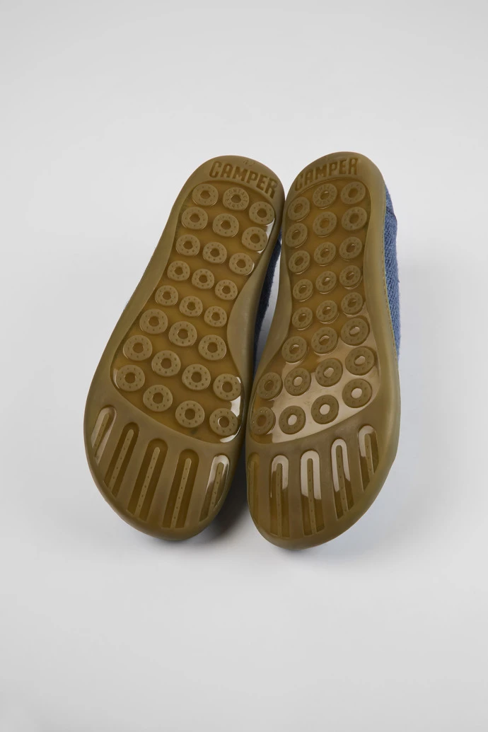 Peu Blue Textile Shoes For Men - Image 5