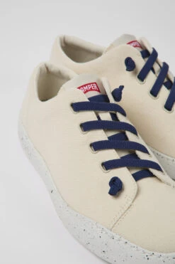 Peu Touring Beige Textile Sneakers For Men