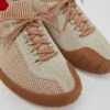 Path Gray And Brown Textile Sneakers For Men
