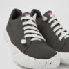 Peu Stadium Gray Textile Sneakers For Men