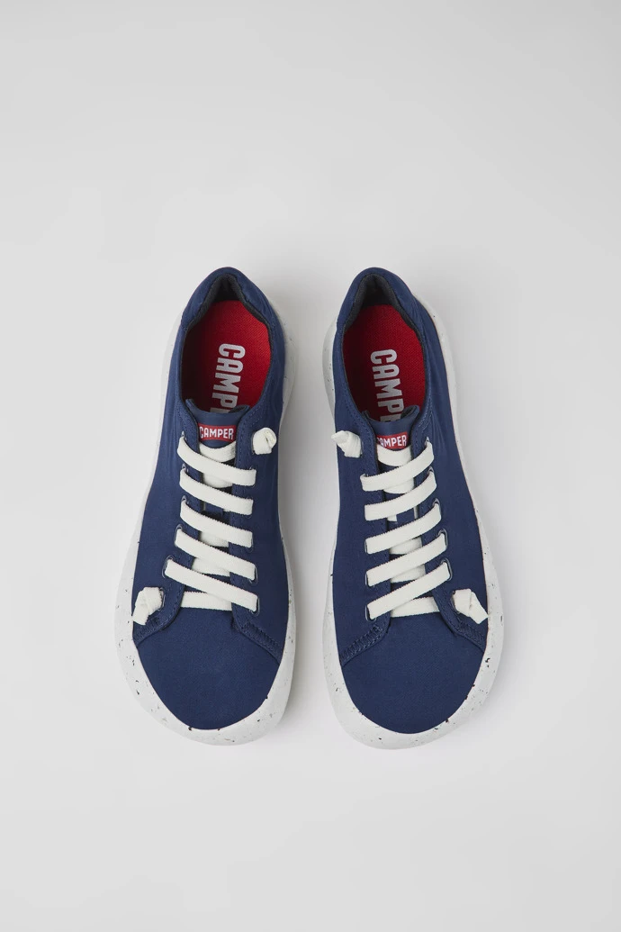 Peu Stadium Blue Textile Sneakers For Men - Image 4