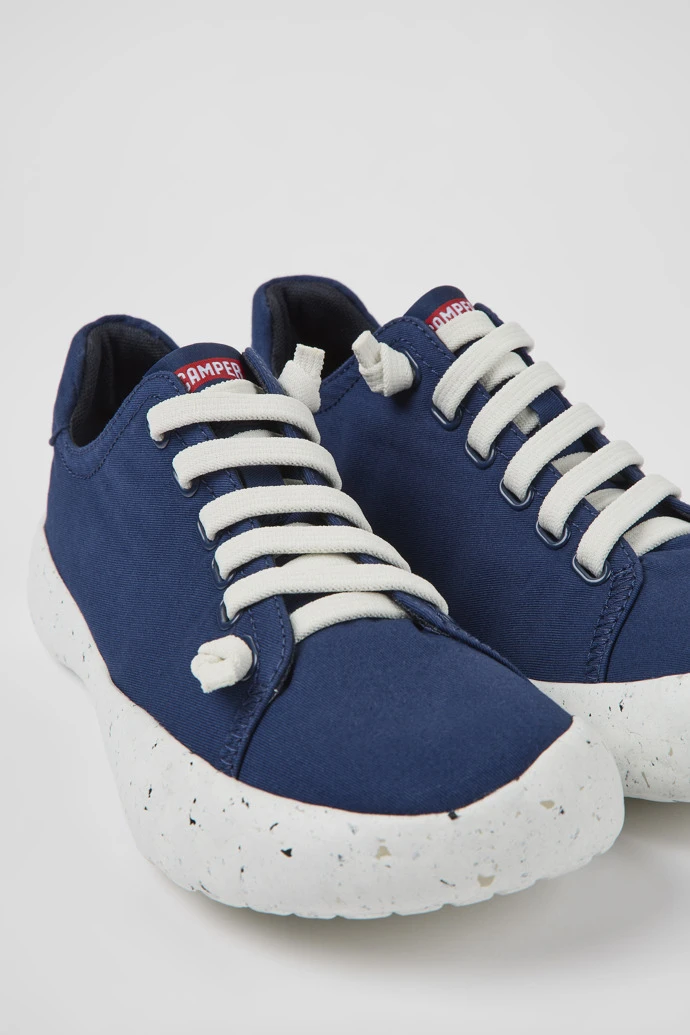 Peu Stadium Blue Textile Sneakers For Men
